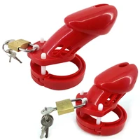 red cb6000 cb6000s male chastity cage with 5 penis ring cock cages chastity lock penis extenders adult game toys for men g7 3 7