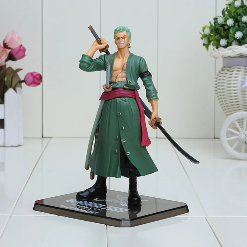 zoro opp bag Одна деталь мертвый или живой Нико нами Луффи Усопп Санджи Чоппер Зоро 2 года спустя ПВХ фигурка одна деталь Луффи игрушка - Цвет: zoro opp bag