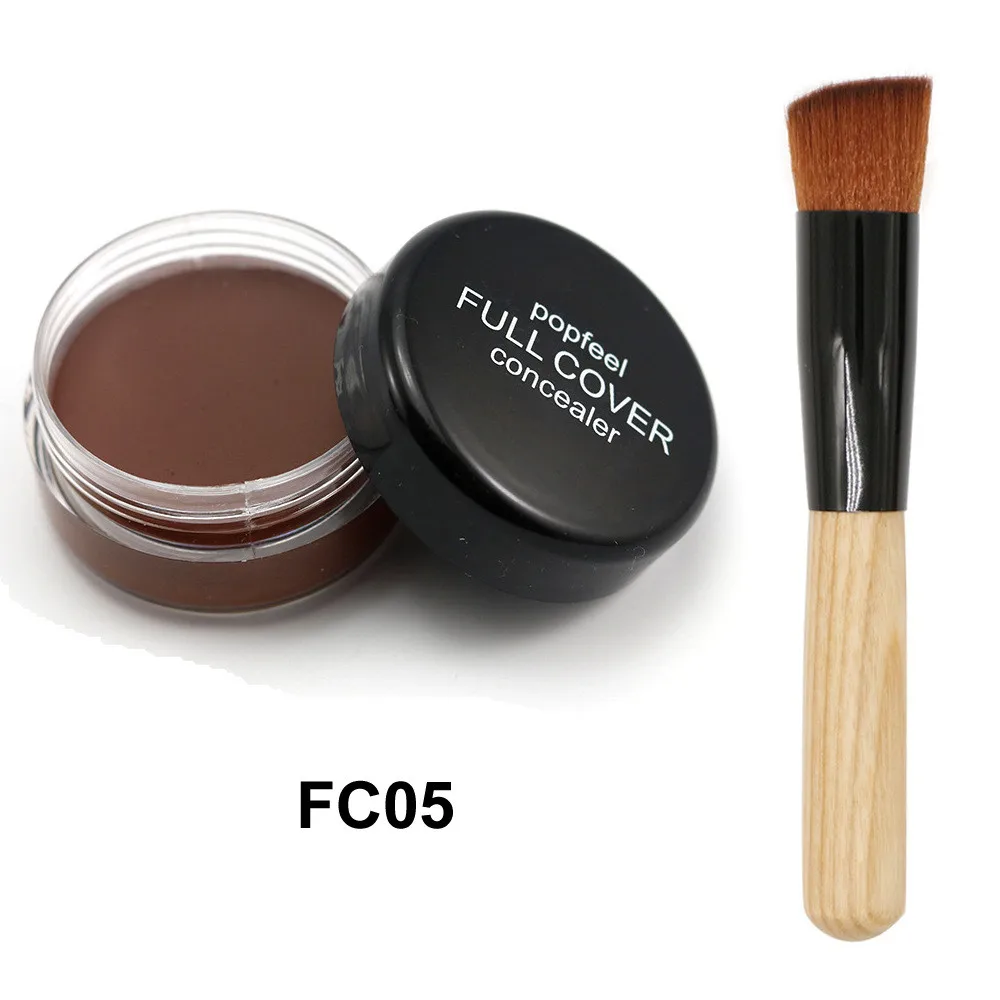 Основа для макияжа телесный консилер тональное средство + Кисть лица maquiagem cosmeticos