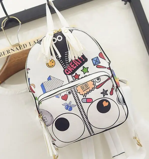 Женский пакет 2016 летний новый модный хан издание печать рюкзак сумка улица |