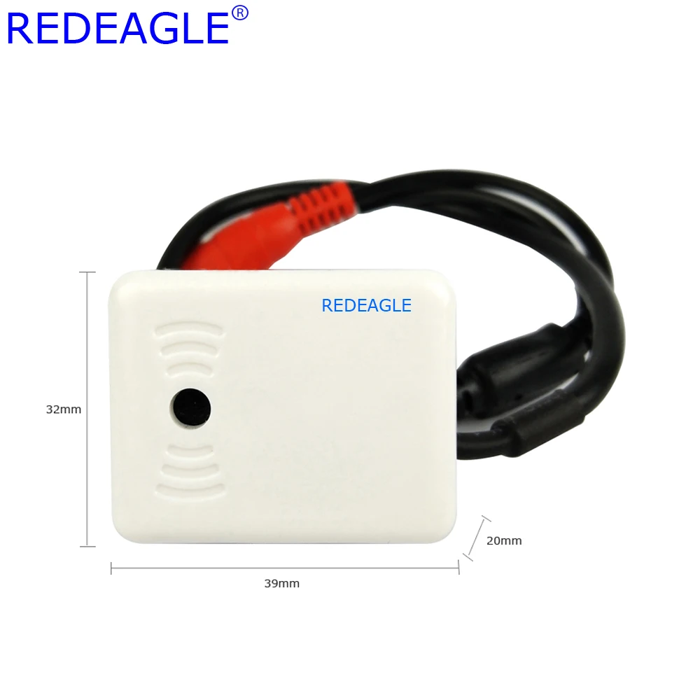 CCTV высокочувствительный микрофон комплект с 10 м RCA аудио кабель питания и DC 12 В адаптер для домашней безопасности камеры DVR NVR системы