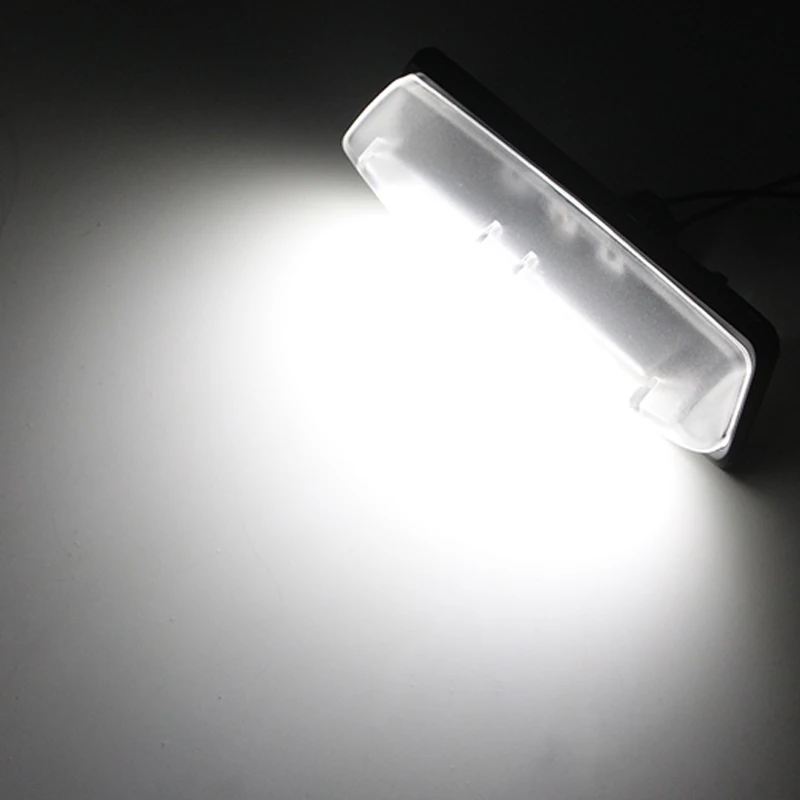 2 шт./компл. SUNKIA 12 В DC 6000k белый 18SMD безотказный светодиодный номерной знак для