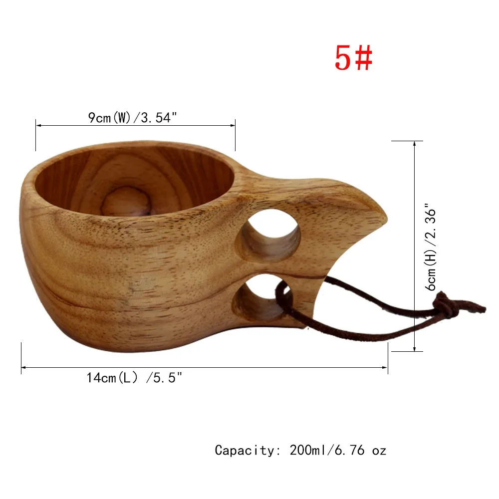 Визуальная сенсорная натуральная Kuksa деревянная кружка, новая финская пивная кружка, чашка для улицы, портативная чашка для кофе, молока, воды, питьевой кружки, подарок для влюбленных
