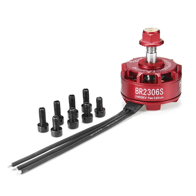 Racerstar 2306 BR2306S Fire Edition 2400KV 2 4S бесщеточный мотор красный для X210 X220 250 300 Гоночная рама