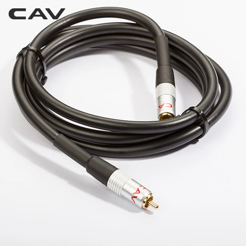 Цифровой коаксиальный кабель CAV RCA-RCA Hi-Fi аудио провод цифровой аудиосигнал для ТВ