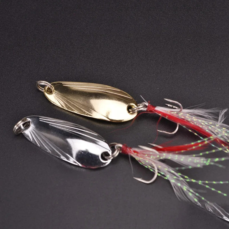 Бесплатная доставка Рыбалка Колеблющаяся блесна металлическая приманка