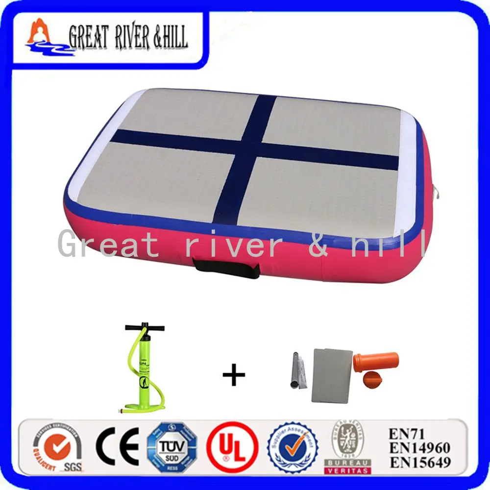 

Inflatable Air Track/tumble piste/Catcher Blower+Repairt Kits air mat Gymnastics For Training 1m x0.6m x20cm