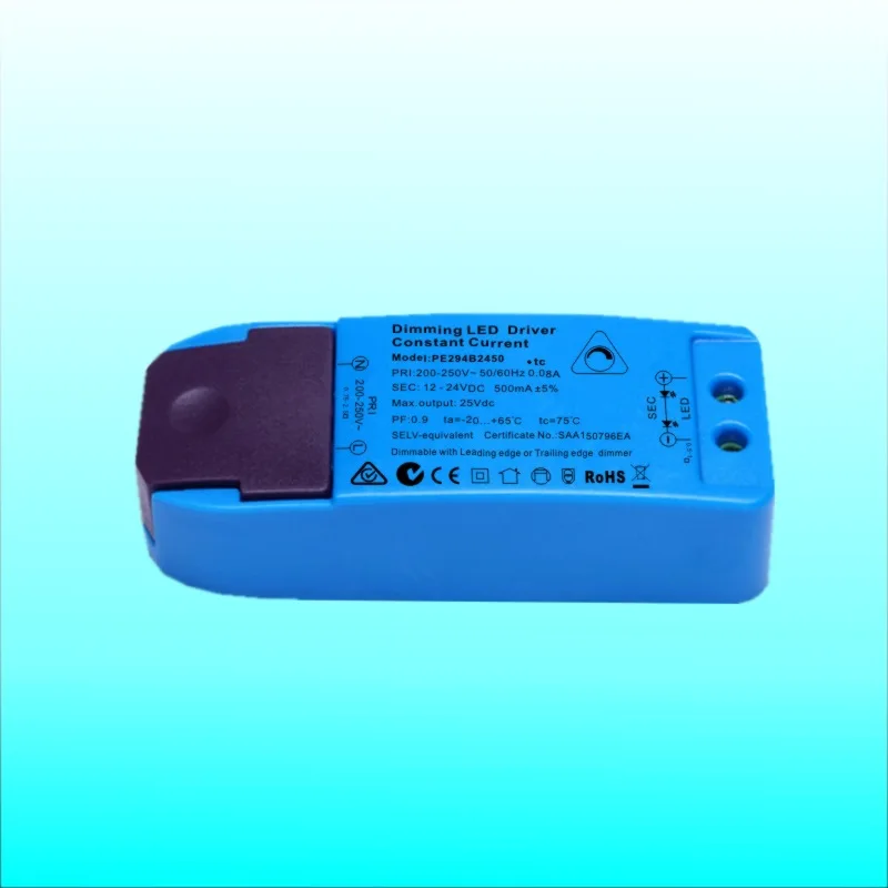 Светодиодный трансформатор светодиодный Dimmining Питание 12V 24V постоянного тока