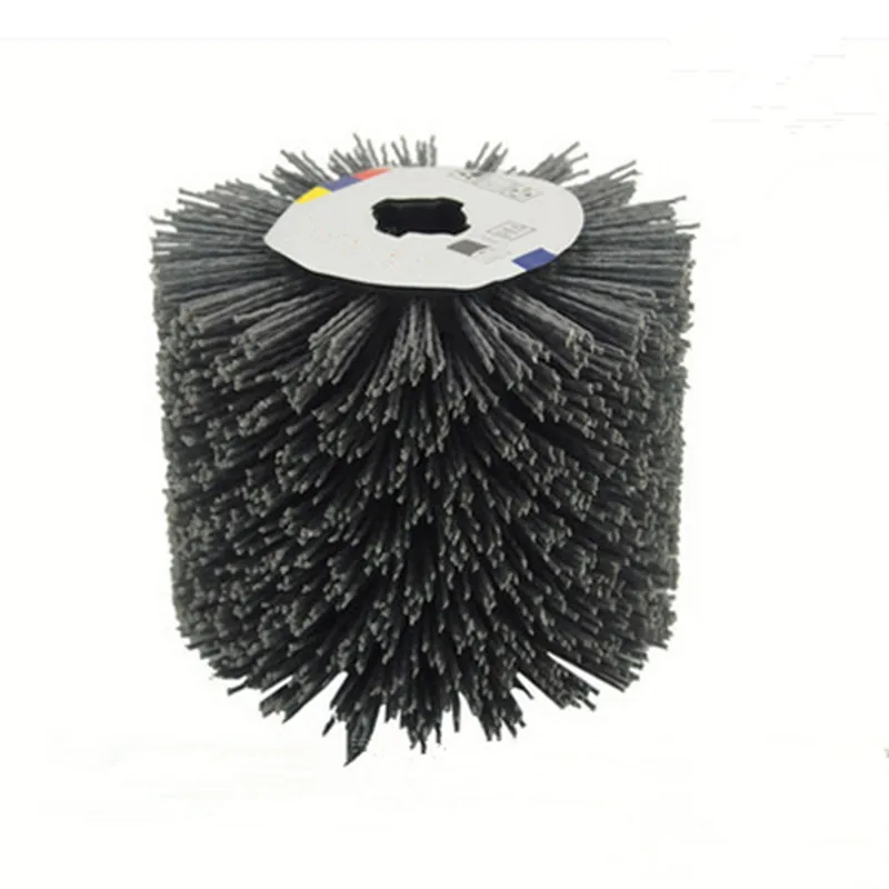 

Inner diameter Cross Shape Abrasive Wire Grinding Flower Head Polishing Brush Grinding Tool Accessories Free Shipping