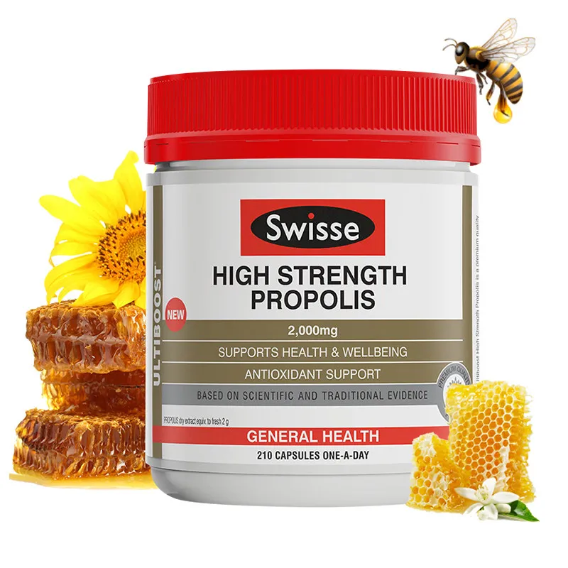 

Australia Swisse Organic Propolis Flavonoid Amino Acids Vitamins ABCE Minerals Support General well-being Healing Agent