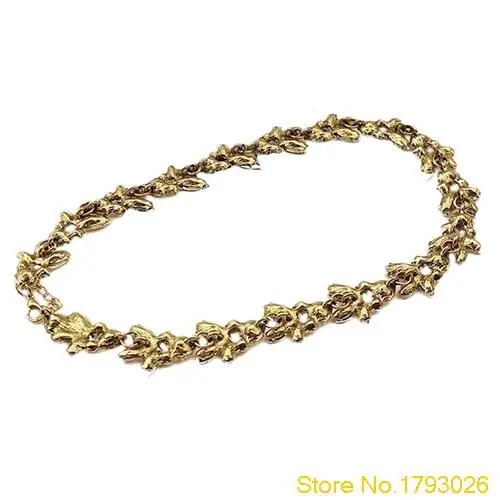 Fashion Luxury Crowd Clear Crystal Flower Bronze Metal Choker Necklace for Birthday Party 4U2N | Украшения и аксессуары
