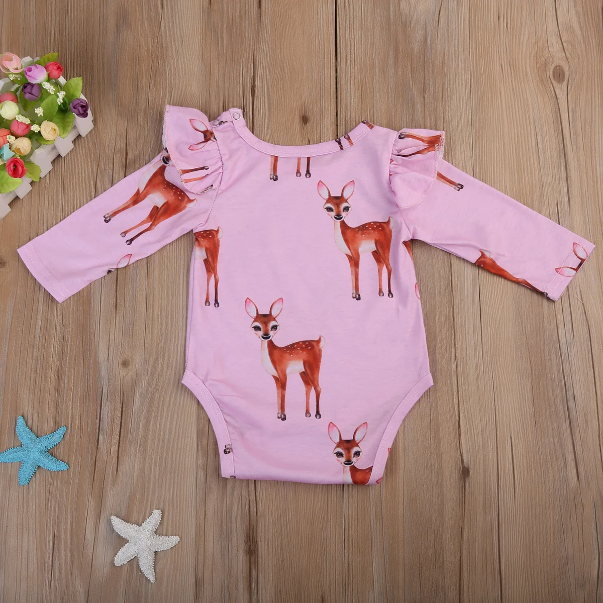 2017 хлопковый топ для малышей боди новорожденных девочек милый комбинезон с