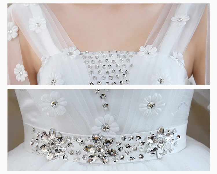 

Wedding Gowns with Sleeves 2019 Bridal Dress Ball Gown Vintage Illusion Floral Lace Tulle V-Neck Short Sleeve Pregnant White