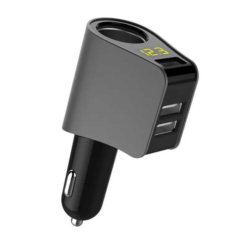 

Автомобильное светодиодное зарядное устройство с 3USB-портами, адаптер прикуривателя для Lada kalina granta priora niva largus samara vesta 2109, 2 аксессуары, 5 В/3,1 А