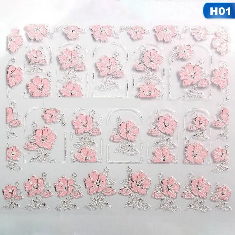 Китайский стиль наклейки для ногтей аппликация 3D переводные наклейки для ногтей инструменты для украшения ногтей