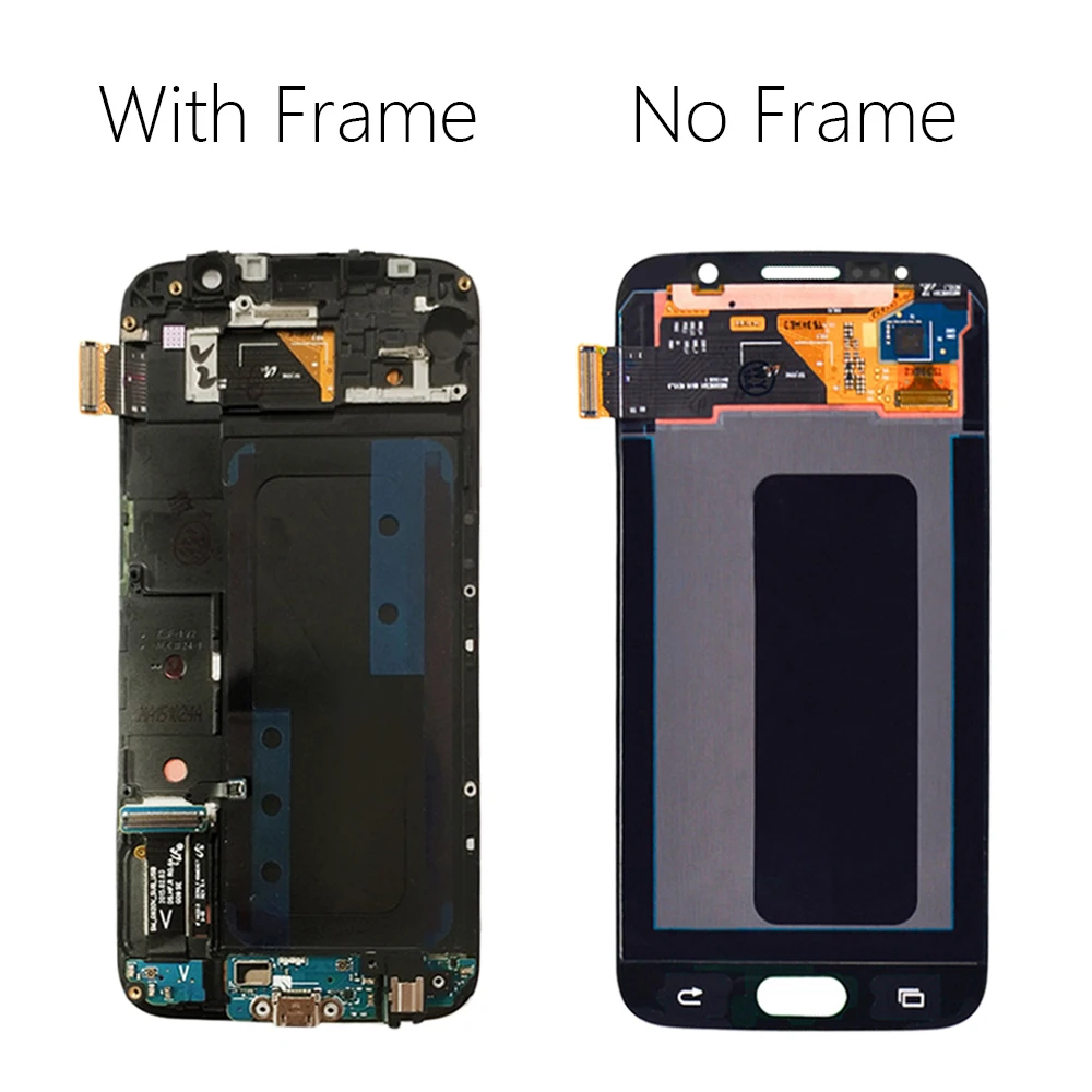 OLED For SAMSUNG Galaxy S6 G920F G920A G920T LCD Display Touch Screen with Frame Digitizer Assemble Samsung | Мобильные телефоны и