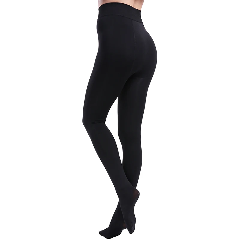 Black CHLEISURE S-3XL зимние теплые леггинсы женские бархатные леггинсы с высокой талией однотонные леггинсы размера плюс осенние леггинсы 5 цветов - Цвет: Black
