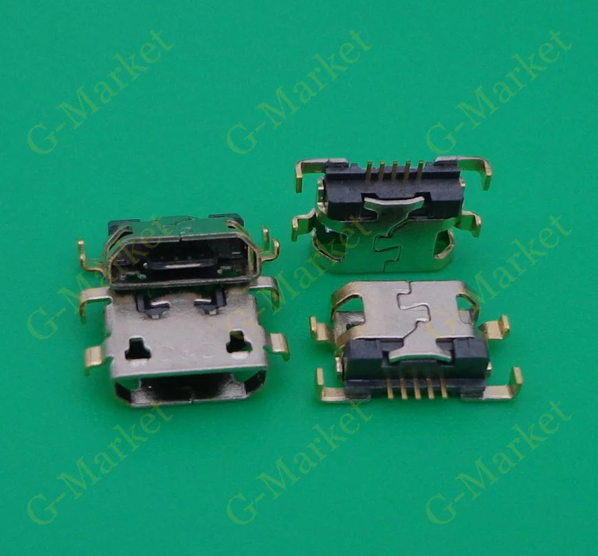 100 шт. Новый мини микро USB гнездовой разъем для lenovo A590 A670T A706 A798T зарядное