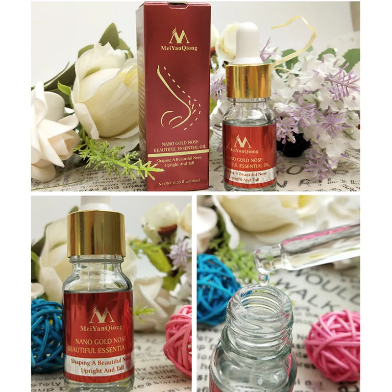 Nano Gold Nose Upright эфирное масло Носовая кость восстанавливающее масло лифта@ ME88