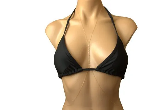 Длинное ожерелье для женщин богемное ювелирное изделие тела бикини нагрудный