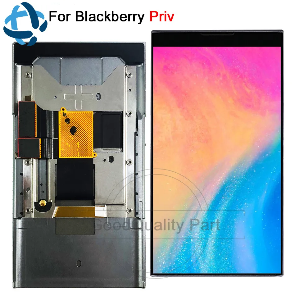 100% тест для BlackBerry Priv LCD дисплей кодирующий преобразователь сенсорного экрана в
