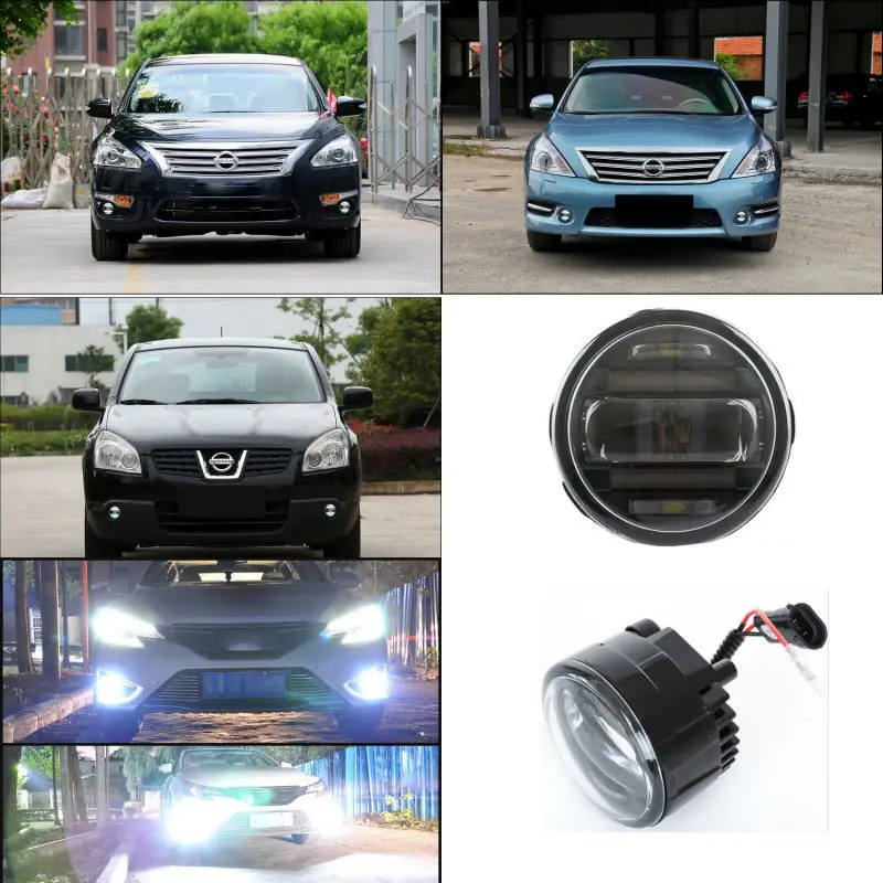 2in1 туман лампы построен в дневное время бег светильник LED DRL с Len проектор