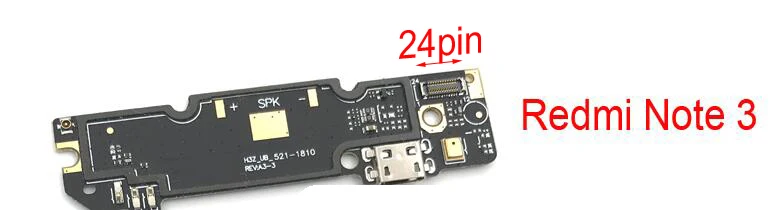 USB зарядное устройство разъем порт док-станция гибкий кабель для Xiaomi Redmi Note 3 Pro Se специальное издание Международный 152 мм - Цвет: Redmi Note 3 24pin