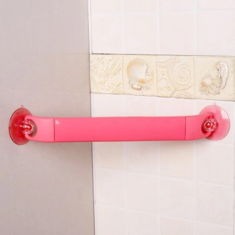 Регулируемый Ванная комната Полотенца вешалка прочного присоски бар стеллаж для