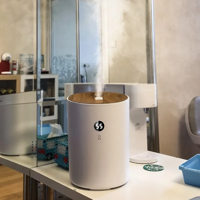 

220V Ultrasonic Air Humidifier Large Capacity 4L Fogger High Mist Intelligent Constant Mist Maker LED Display Diffuser Atomizer