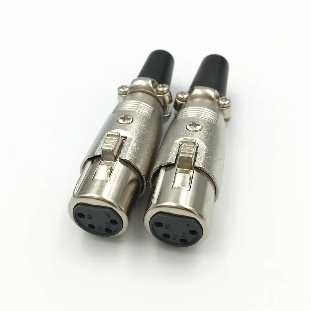 8 шт. штекерный и гнездовой разъем XLR 3 4 5 Pin для микрофона аудиокабель проводной