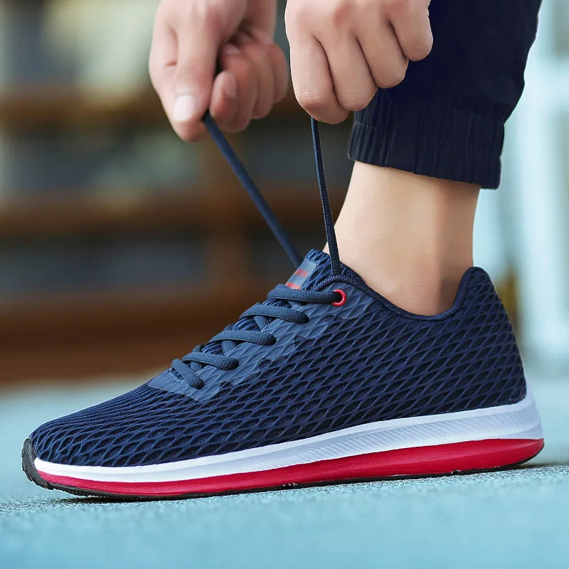 blue Hundunsnake летние спортивные туфли мужские кроссовки 9908 Для мужчин кроссовки спортивный мужской обуви красовки корзина для спортзалов Homme Calcados G-7 - Цвет: blue