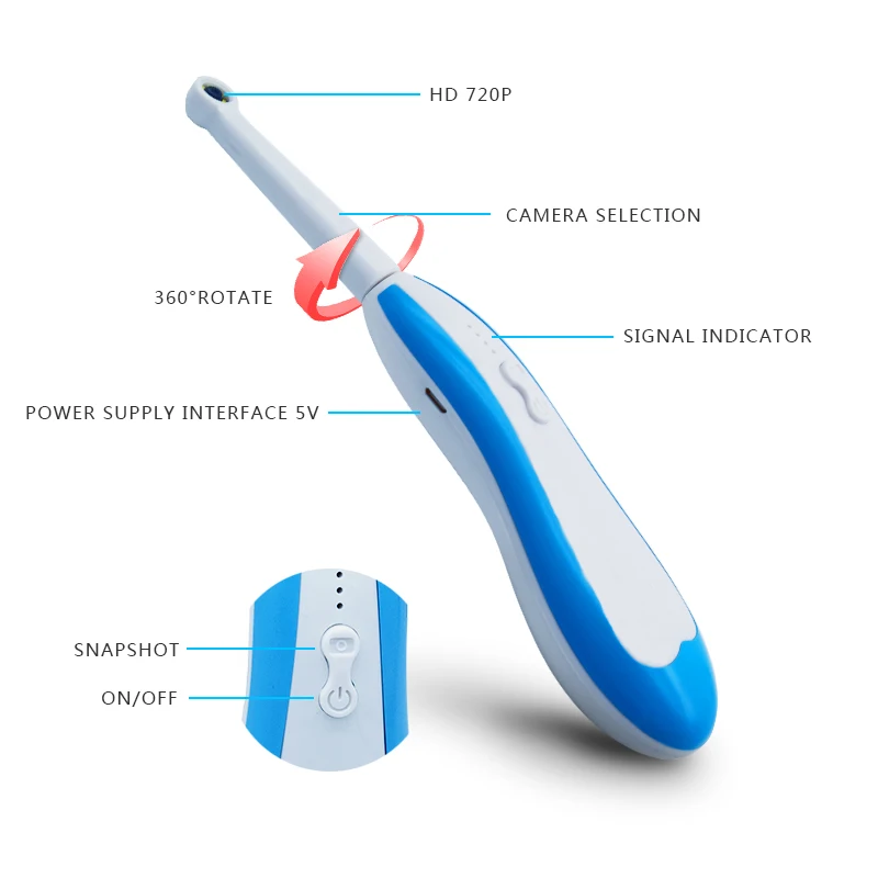 Intraoral Камера Эндоскоп беспроводной стоматологический для ротовой полости