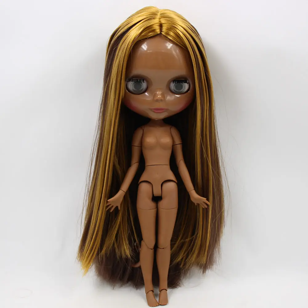 Ледяной DBS Blyth кукольные нет. BL0635/0222 золотой микс каштановые волосы шарнирное тело