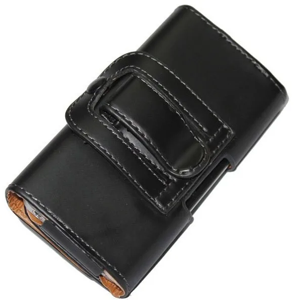 Black Leather Belt Clip Pouch Cover Case For iPhone 6 Plus 5.5&quot LG G3 G4 Samsung Galaxy Note 2 3 4 Oneplus One Xiaomi Redmi |