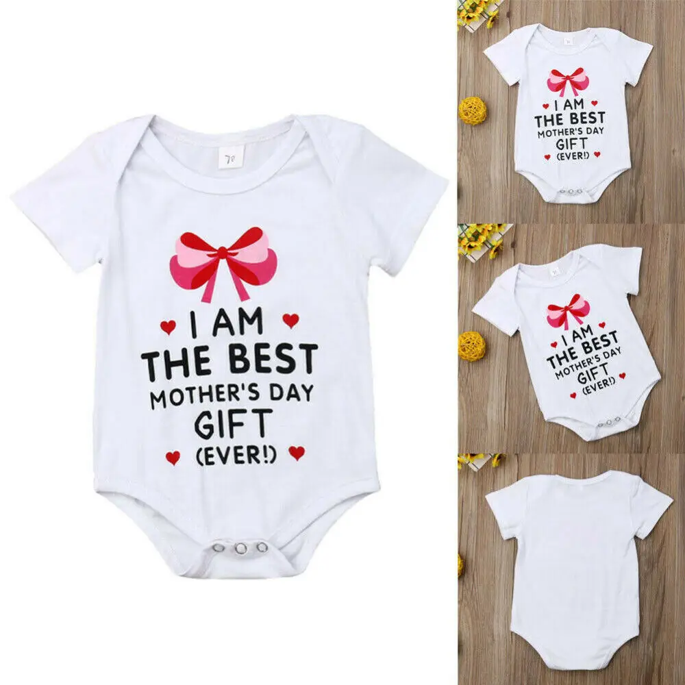 2019 летний хлопковый комбинезон с короткими рукавами и буквенным принтом для