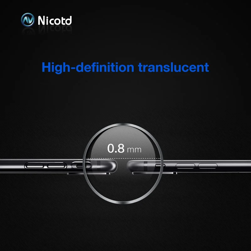Nicotd прозрачный силиконовый мягкий ТПУ чехол для XS X 7 Plus 8 MAX XR Прозрачный телефона