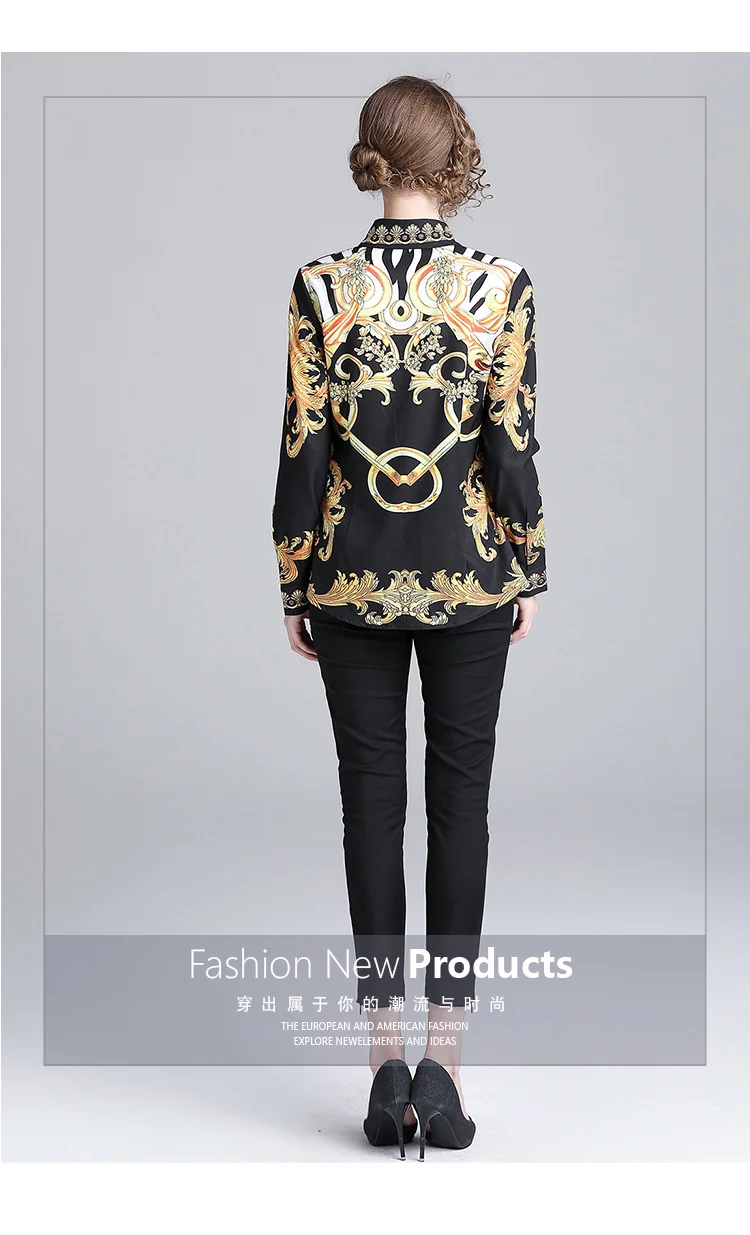 

Vintage Blouse Ladies Office Shirts Womens Tops And Blouses Runway Designer Tops Quality Women 2018 Blusas Mujer