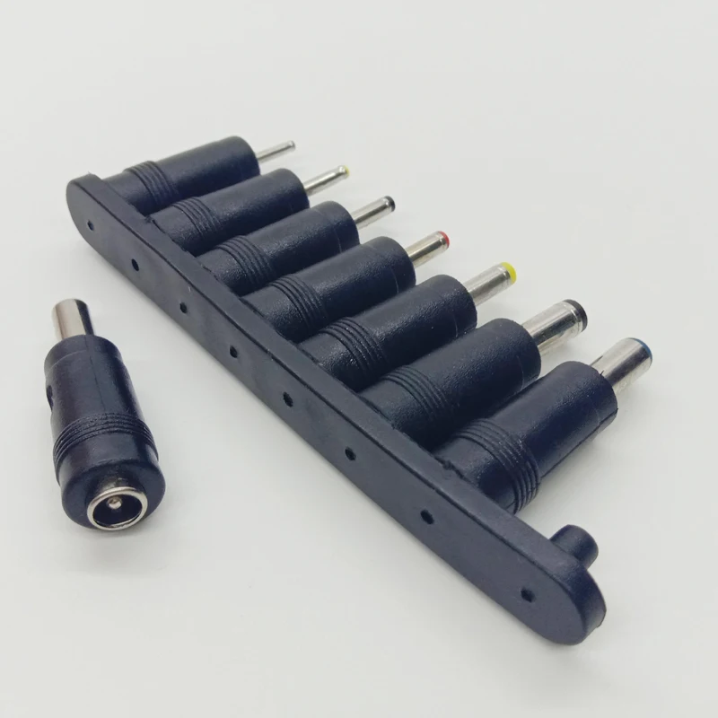 США ЕС Plug 9V2A адаптер переменного тока адаптер питания 9 вольт AC DC источник питания с 8 шт. DC Вилки 5,5x2,1 мм Мужской Разъем трансформатор