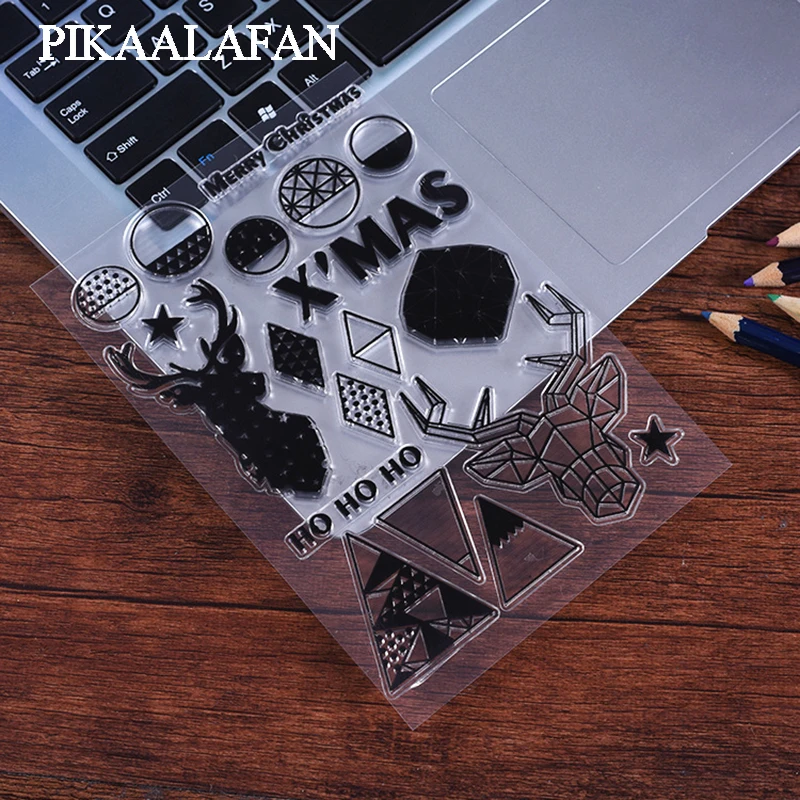 Pikaalafan игрушечная печать геометрический Трафарет DIY альбом для скрапбукинга