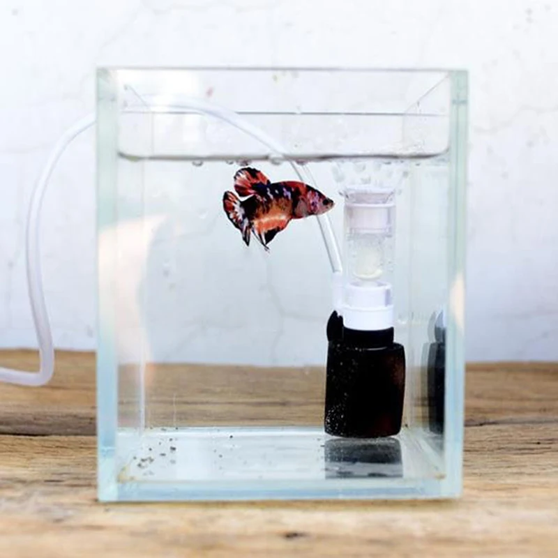 Аквариумный воздушный насос мини фильтр аквариумный кислородный аксессуары