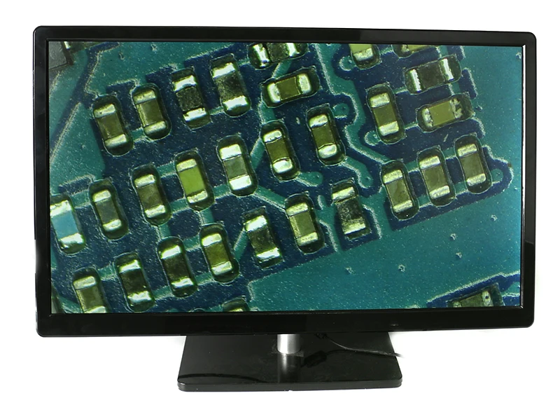 HD 2.0mp 3 in1 VGA USB AV/ТВ цифровой индустрии промышленный микроскоп Видео Камера лупа для печатных плат обнаружение
