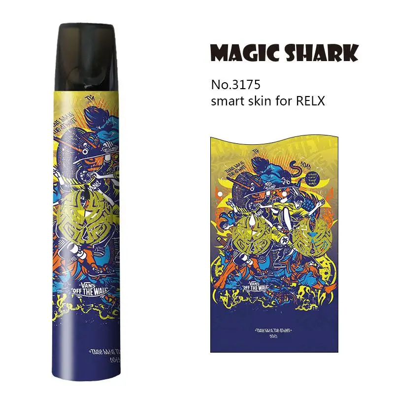 Ультратонкий чехол Magic Shark Tiger для девочек с милым снегом модный стикер из ПВХ Relx E