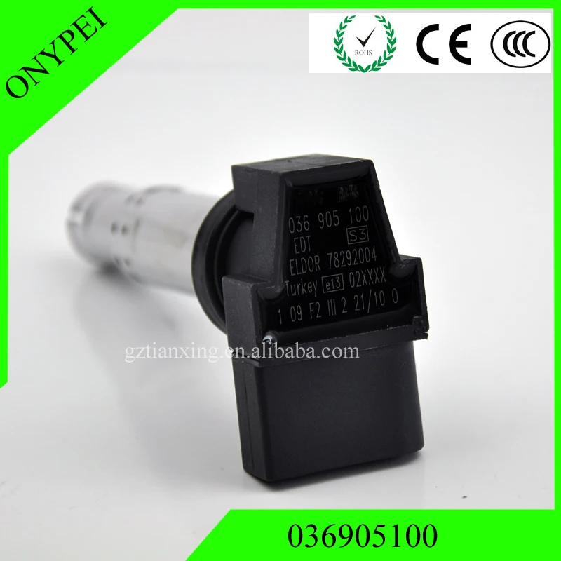 036905100 Катушка зажигания для A2 A3 A8 Golf Passat Skoda Fabia Seat 036905100A 036905100B 036905100D 036905100E|Катушка
