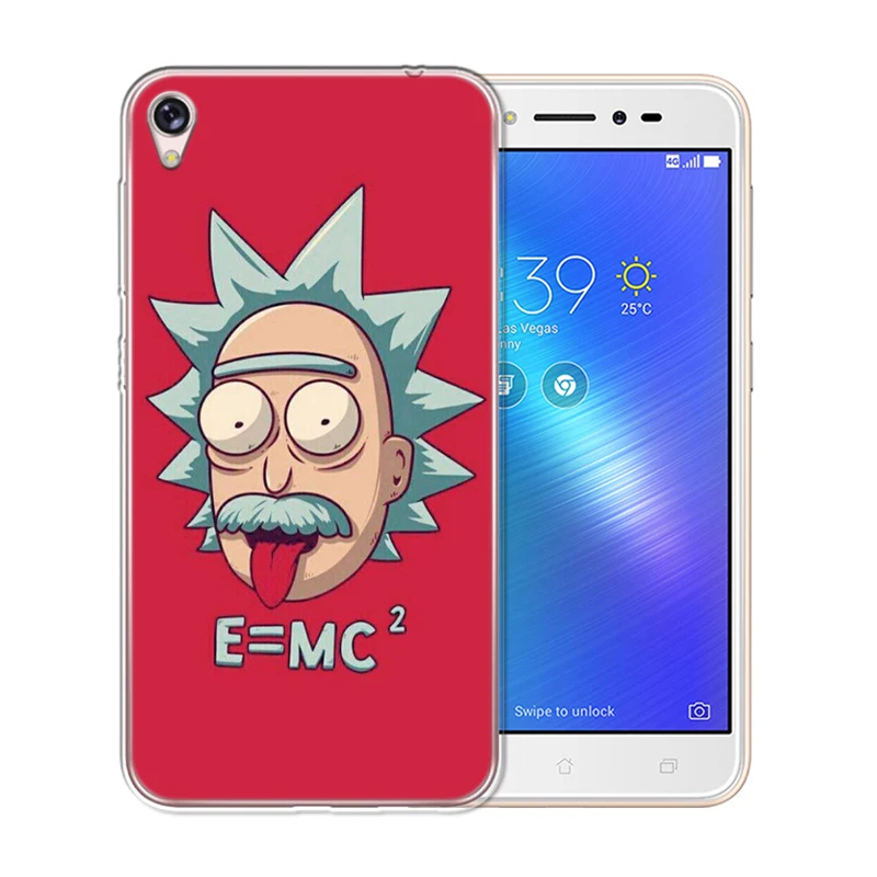 Phone Case Cover For Asus Zenfone Live ZB501KL Max 3 4 Pro M1 ZB602KL ZC520KL ZC520TL Soft TPU Silicone Luxury Rick And Morty |