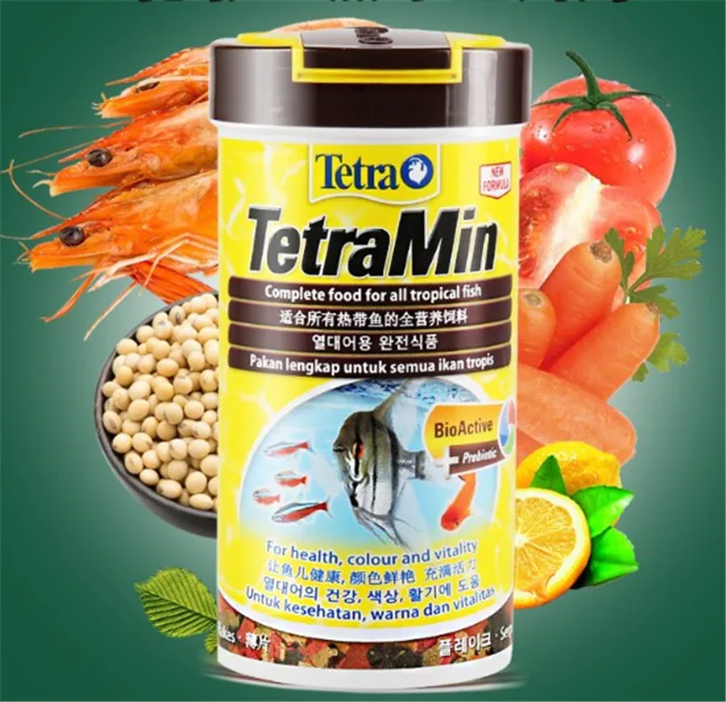 Корм для Тропических Рыб Tetra 52 г 250 мл канистра Tetra Min сделано в германии