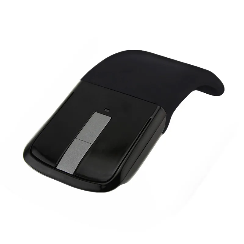 BT Mouse CHUYI, Беспроводная складная Bluetooth мышь, ультра тонкая, 1600 dpi, оптическая дуговая сенсорная мышь, складные дорожные мыши с адаптером BT CSR 4,0 - Цвет: BT Mouse