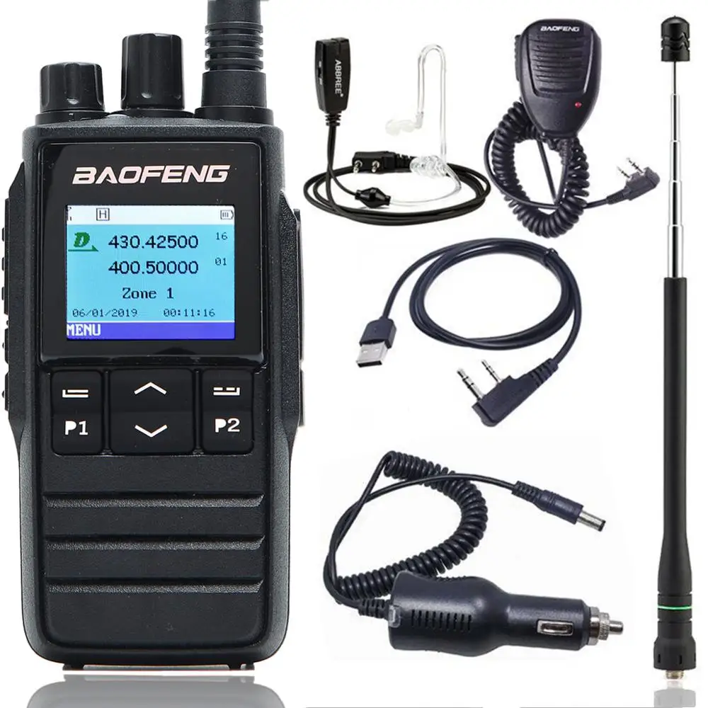 Baofeng DM 1703 Dual Band Time Slot DMR цифровой/аналоговый 2 Way Радио 136 174/400 470 МГц 1024 Каналы Ham иди и