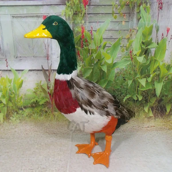 Большая оригинальная игрушка-Имитация утки полиэтилен и меха цветная модель