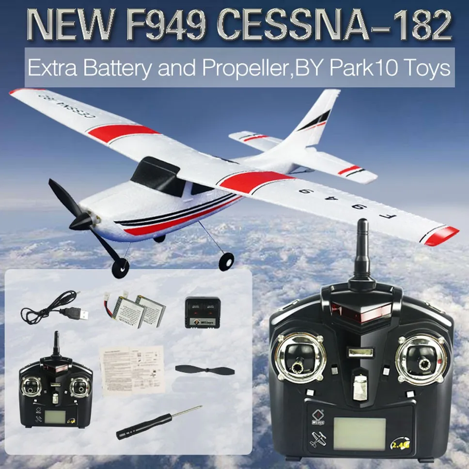 WLtoys F949 трехканальный самолет с фиксированным рукавом среднего размера планер