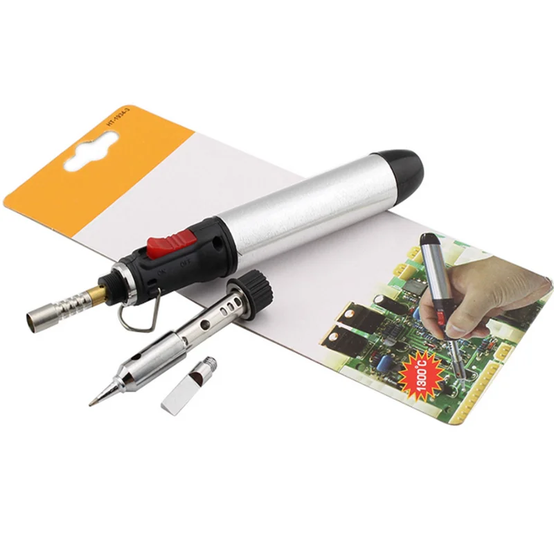 Portable Heat Gun Flame Butane Gas Soldering Iron Pen Torch Welding Tool Gas Torch soldering gun HT-1934-3